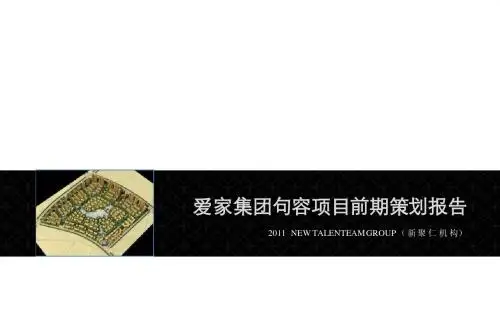 201105新聚仁-爱家句容策划报告 (NXPowerLite)