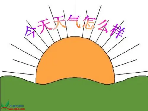 苏教版小学科学三年级下册《今天天气怎么样》PPT课件
