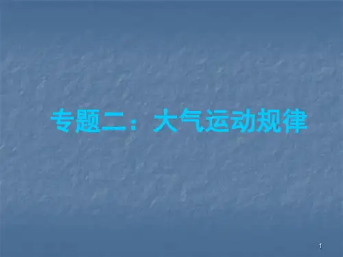 大气运动规律专题复习超级实用精选幻灯片