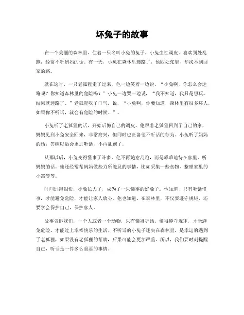 坏兔子的故事