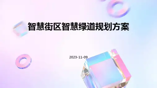 智慧街区智慧绿道规划方案