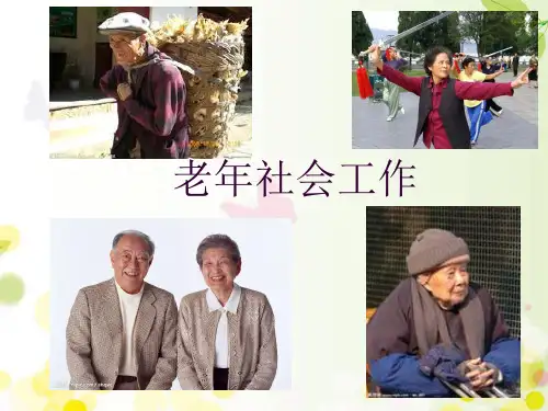 老年社会工作概论 PPT