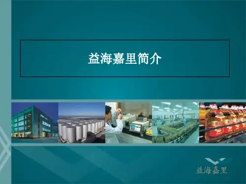 益海嘉里简介-PPT精品文档