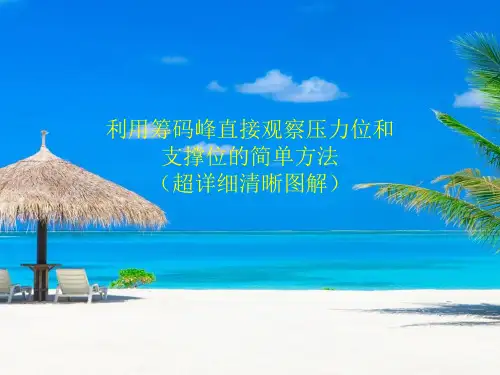 利用筹码峰直接观察压力位和支撑位的简单方法