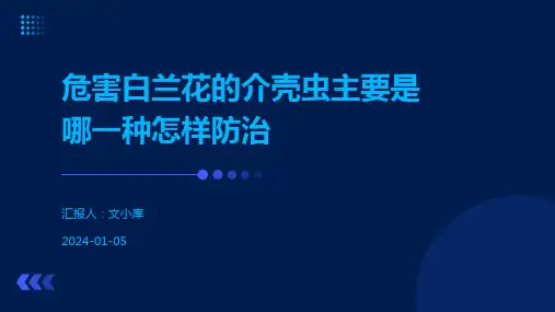危害白兰花的介壳虫主要是哪一种怎样防治