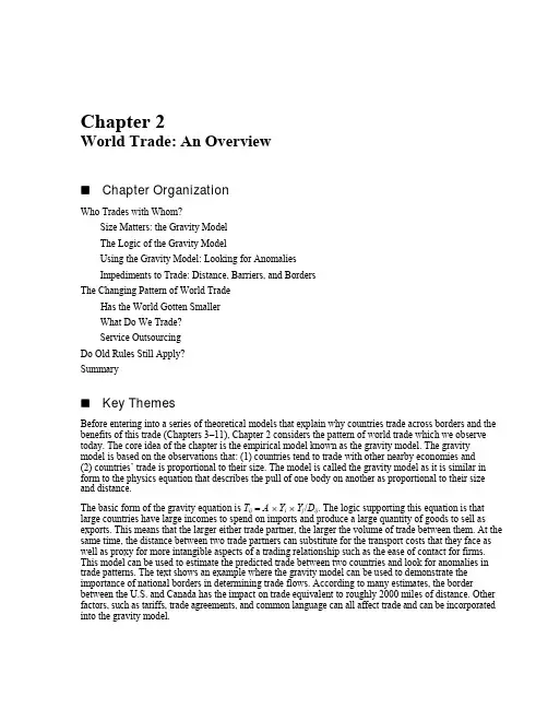 克鲁格曼《国际经济学》第八版课后答案(英文)-Ch02.doc