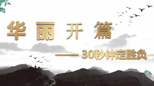 《作文开篇》PPT幻灯片(35页)