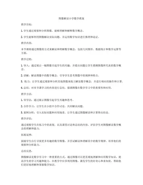 图像解读小学数学教案