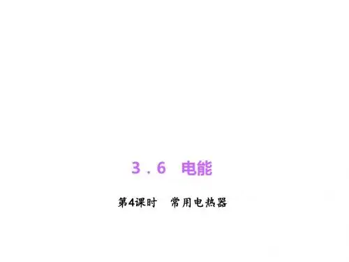 【SIDH】九年级科学上册(浙教版)习题课件：3.6.4常用电热器(共14张PPT)