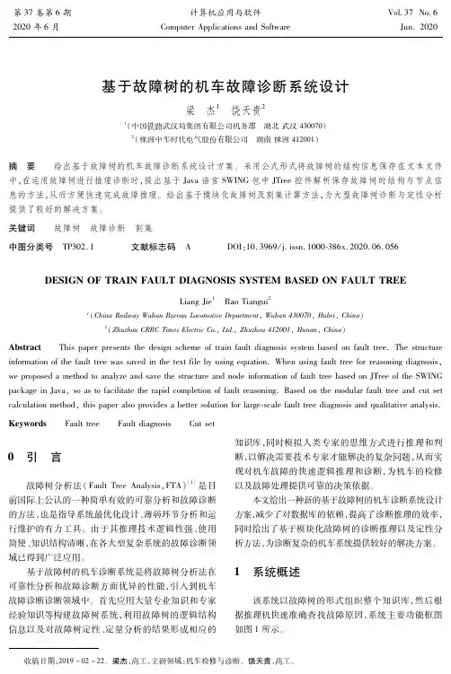 基于故障树的机车故障诊断系统设计