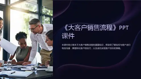《大客户销售流程》课件