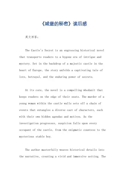 《城堡的秘密》读后感