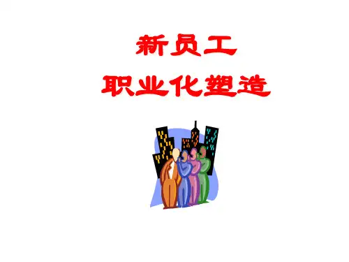 《职业化塑造》培训课件