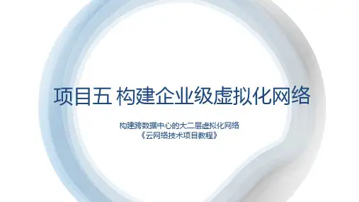项目5(3)-构建跨数据中心的大二层虚拟化网络