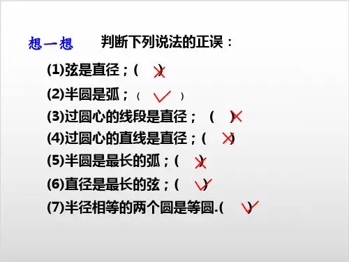 新人教版初中数学《垂直于弦的直径》PPT精美课件1