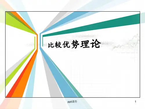 比较优势理论  ppt课件