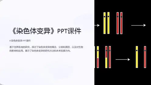 《染色体变异》课件