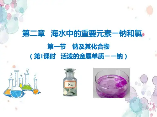 活泼的金属单质—钠课件-人教版(2019)高中化学必修第一册