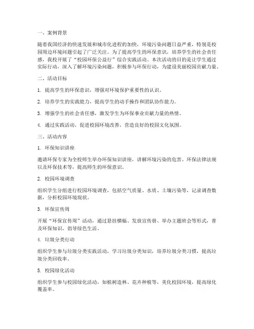 综合实践活动精彩案例