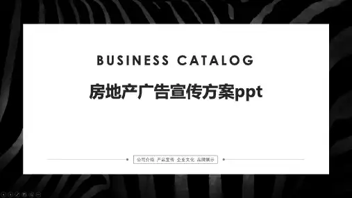 房地产广告宣传方案ppt