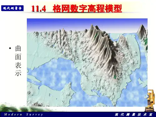 1格网数字高程模型讲解