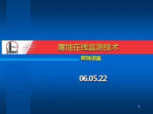 腐蚀在线监测技术 PPT课件