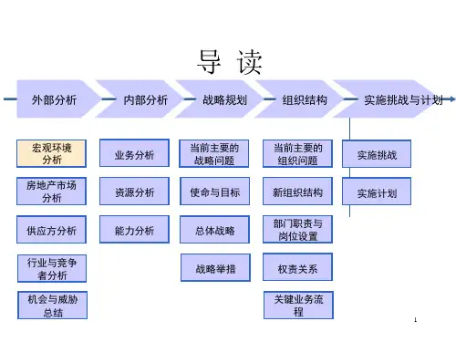 房地产公司外部环境分析文档资料课件
