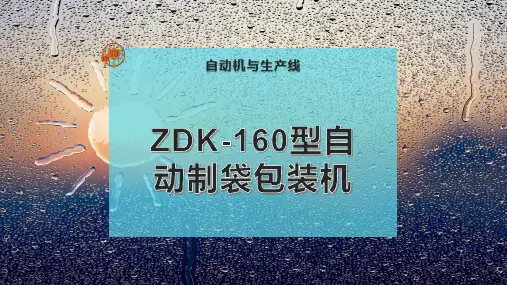 ZDK-160型自动制袋包装机