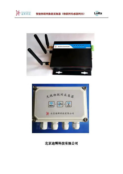 迪辉 DTU-C2W3GF 无线物联网网关  使用手册说明书