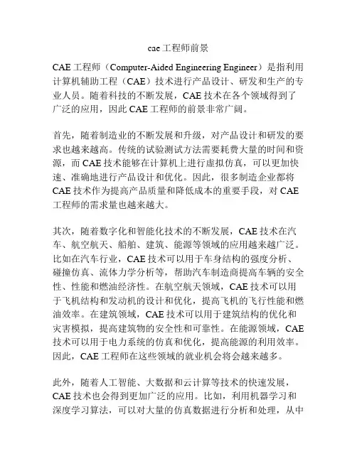 cae工程师前景
