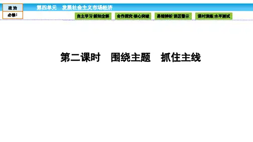 政治必修Ⅰ人教新课标10-2围绕主题抓住主线课件(40张)