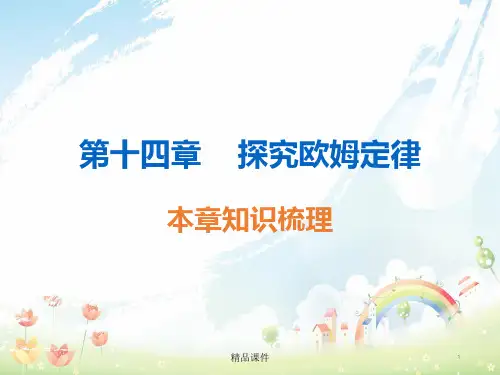 九年级物理上册14探究欧姆定律课件新版粤教沪版