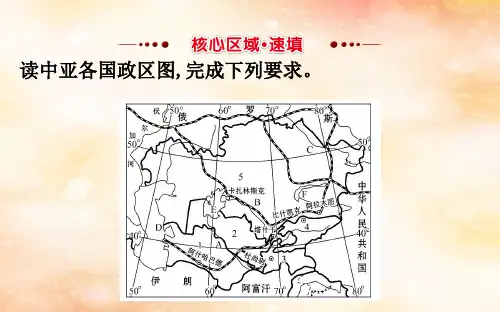 2019版高考地理一轮复习区域地理第二单元世界地理第7讲东亚_日本中亚2.7.2中亚课件