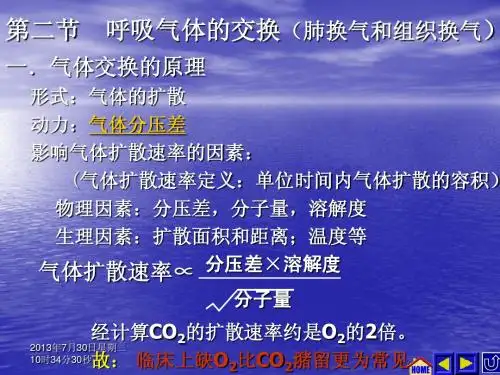 气体交换和运输