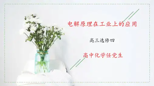 2020山西省晋中市介休一中《电解原理在工业上的应用2》20PPT