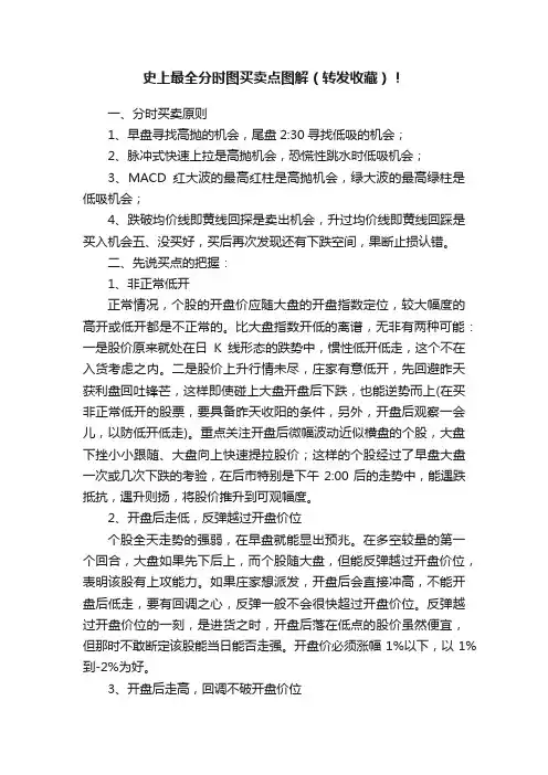 史上最全分时图买卖点图解（转发收藏）！