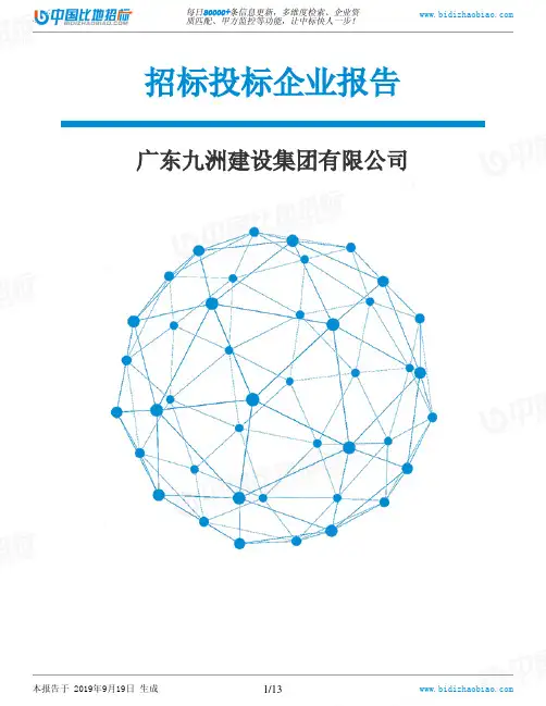 广东九洲建设集团有限公司_中标190920