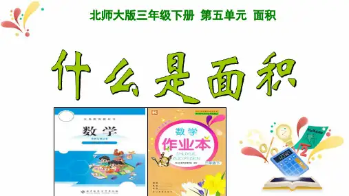 北师大版三年级数学下册《什么是面积》课件PPT