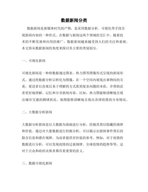 数据新闻分类