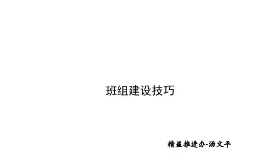 班组建设技巧培训ppt课件(45张)