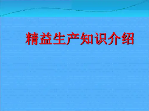 精益管理理念课件