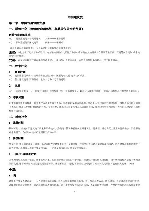 中国建筑史