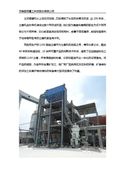 立式辊磨机哪种比较先进