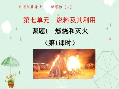 燃烧和灭火PPT课件41(4份打包) 人教版