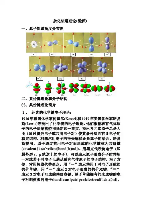 杂化轨道理论(图解)76699