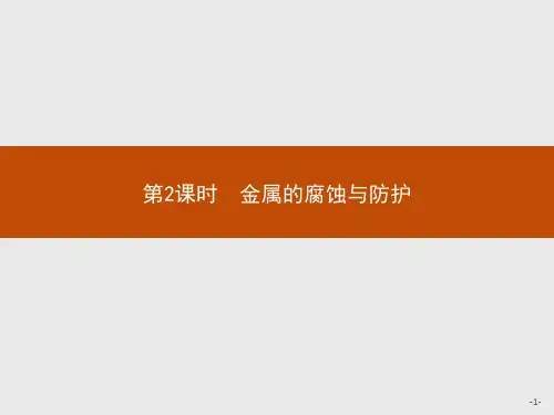 鲁科版高中化学选修4化学反应原理精品课件 1.3.2 第2课时 金属的腐蚀与防护