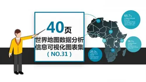 40页世界地图数据分析可视化PPT图表