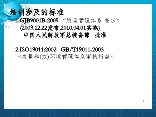品质管理-GJB9001B-2009培训教材217页_OK