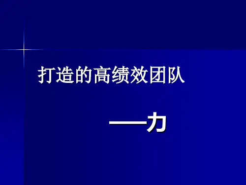 打造团队执行力课件