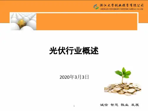 《光伏行业概述》PPT课件